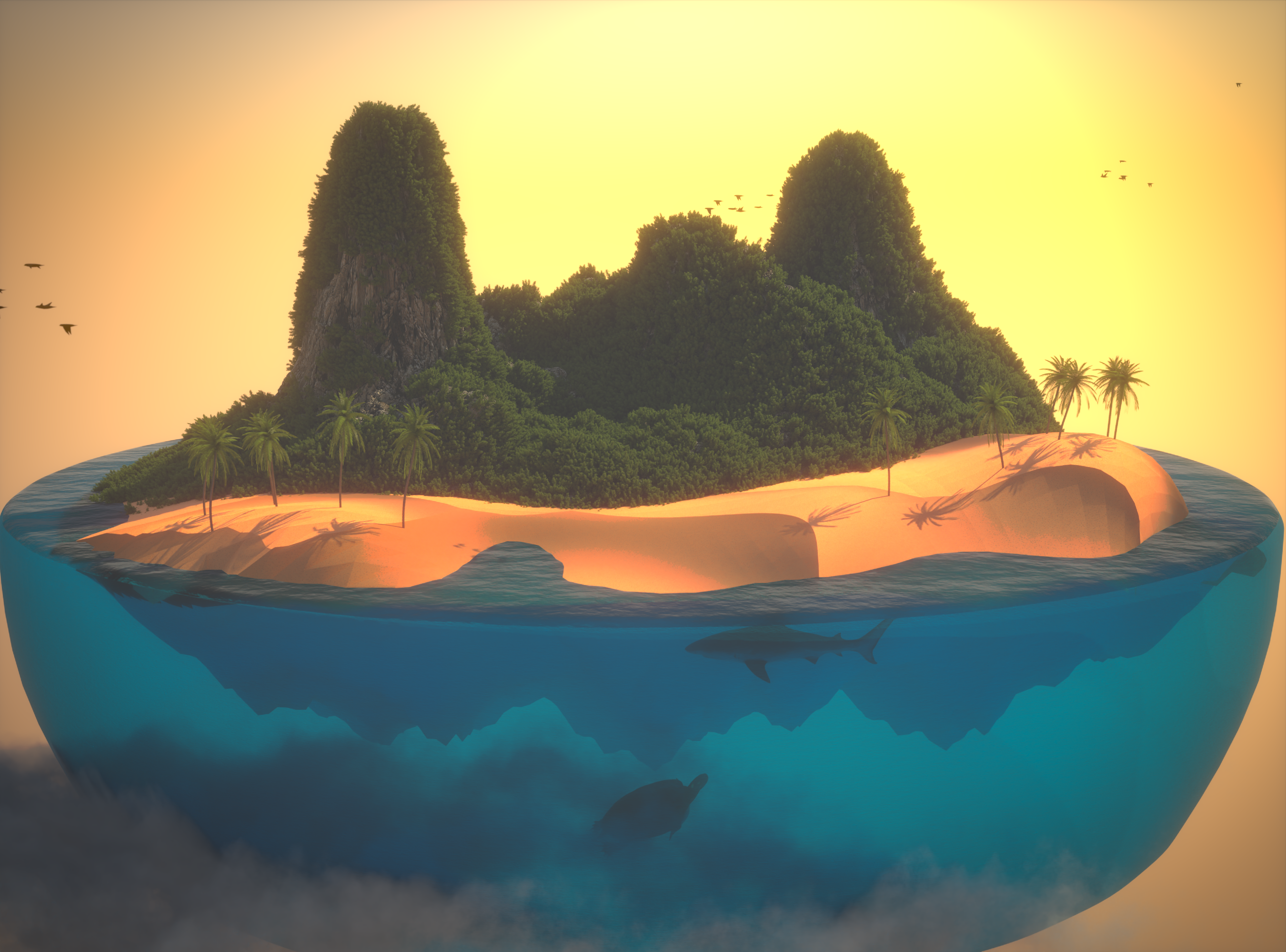 Island Animation preview image 1